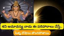 నేడు శని అమావాస్య ఈ పరిహారం చేస్తే జీవితంలో పితృ దోషం పోయి ఐశ్వర్యం పొందుతారు..
