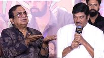 Actor Rajendra Prasad slips words on legend Brahmanandam at Sahakutumbaanaam Trailer Launch Event