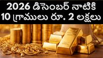 Gold Prices May Touch Rs 2 Lakh Per 10 Grams by End-2026: Analysts