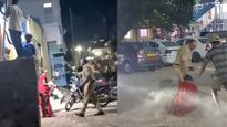హైదరాబాద్ లో పోలీస్ పైశాచికత్వం: మహిళను కొట్టి, జుట్టు పట్టుకుని ఈడ్చుకెళ్లి..వీడియో చూడండి