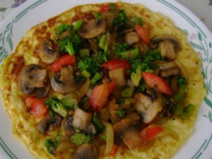 Vegetable Omelette Vegetable Omelette
