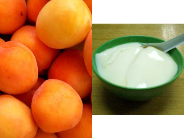 పీచెస్ మరియు పెరుగు హెయిర్ మాస్క్