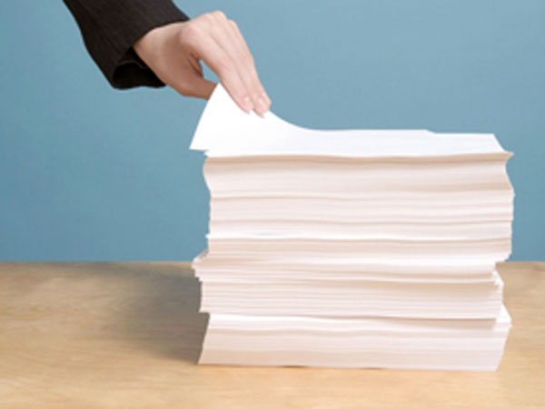 పేపర్ వాడకం తగ్గించాలి: 