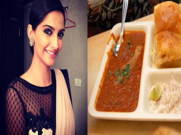 సోనమ్ కపూర్ - పావ్ భాజీ