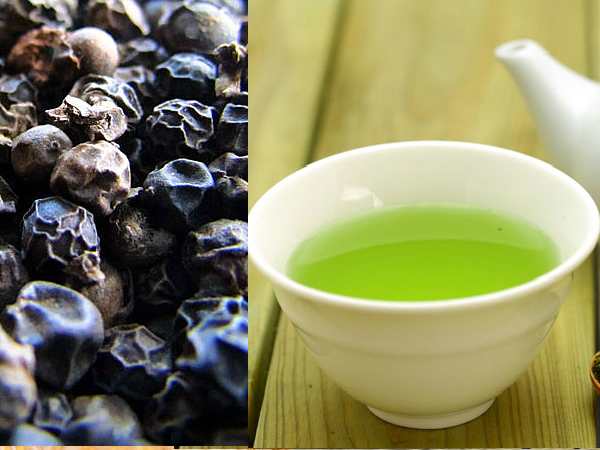 కాంబినేషన్: గ్రీన్ టీ మరియు బ్లాక్ పెప్పర్ కాంబినేషన్: గ్రీన్ టీ మరియు బ్లాక్ పెప్పర్