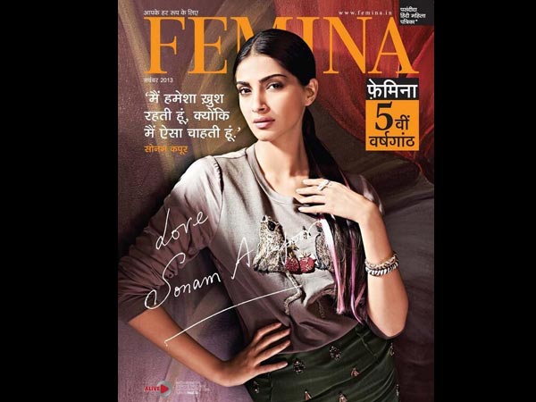 ఫెమినా: సోనమ్ కపూర్: 