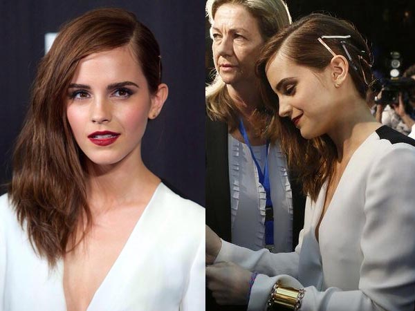 సైడ్ పిన్ హెయిర్ స్టైల్