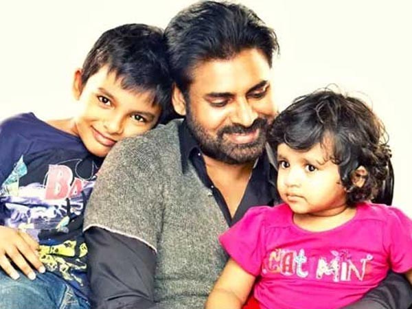 పవన్ కళ్యాన్ అండ్ కిడ్స్: