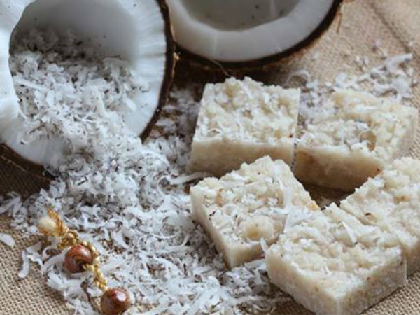 కోకోనట్ బర్ఫీ: గణేష్ చతుర్ధి స్పెషల్
