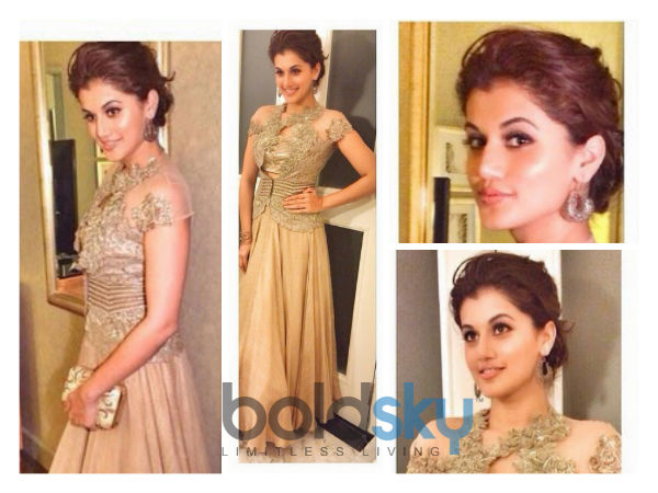 Kajal Aggarwal & Tapsee Pannu At SICA Awards 2015