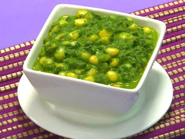 Tasty Malai Makai Palak Recipe