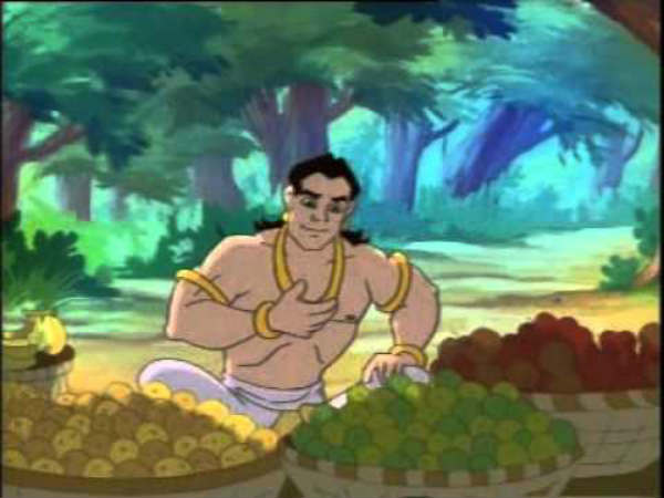 భీమ వైపు పరుగెత్తుకొని 