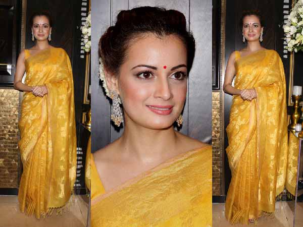 Dia Mirza And Ethnic Attires
