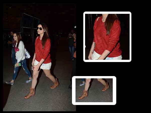 Parineeti in tan boots