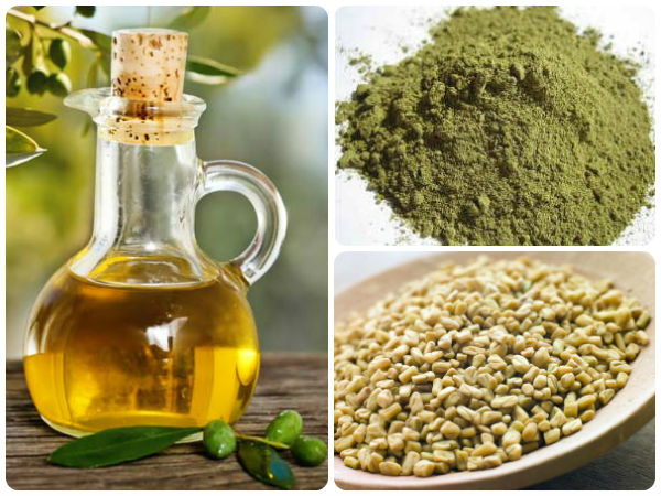 మెంతులు, వెనిగర్, హెన్నా మెంతులు, వెనిగర్, హెన్నా