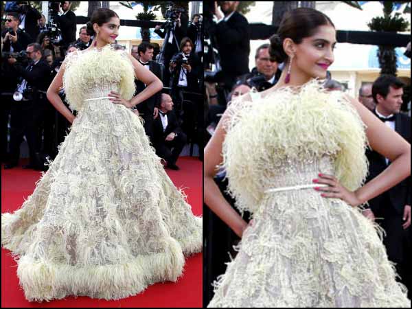 కాన్స్‌లో రిహానా ని అనుకరించిన సోనమ్: