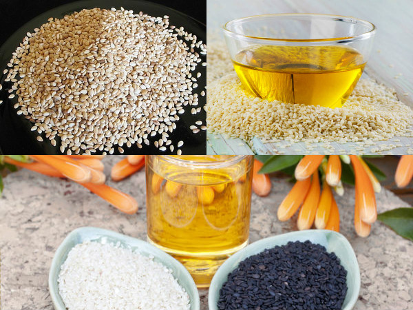  నువ్వుల నూనె మరియు బాదం ఆయిల్: