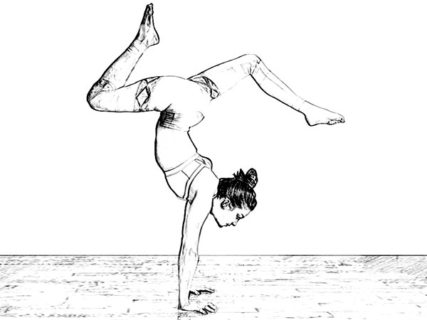Adho Mukha Vrksasana (Handstand) To Enhance Blood Circulation