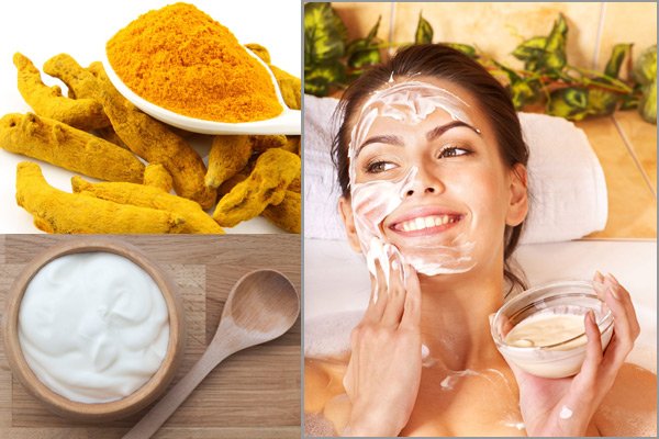 పసుపు & పెరుగుతో తయారు చేసిన 