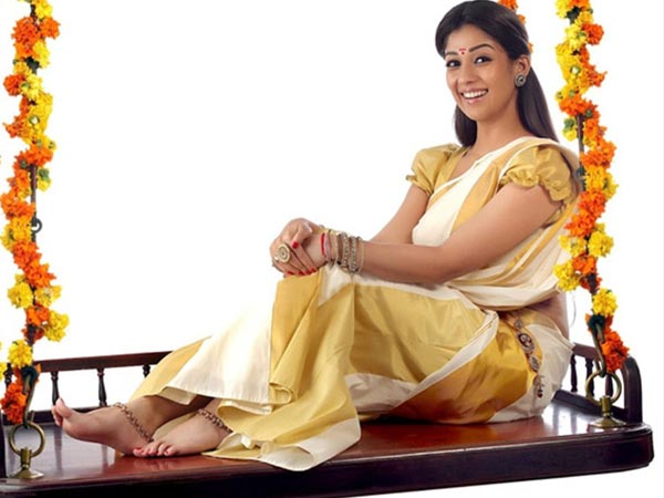 నయనతార క్యూట్ శారీ లుక్ 