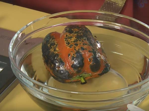 Roasted Capsicum Soup For Diwali