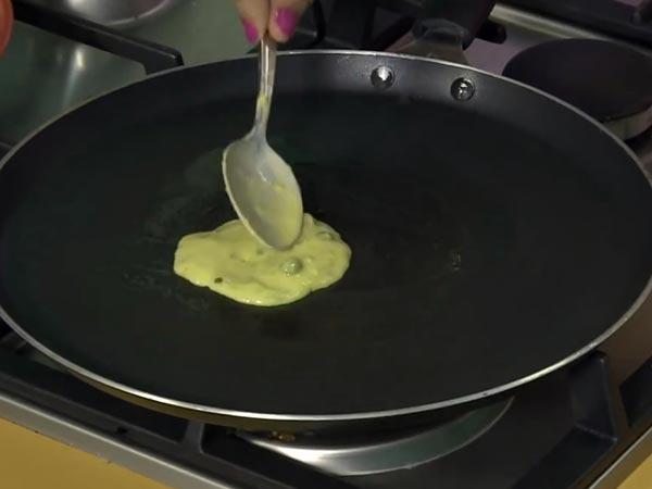 Green Peas Pancake