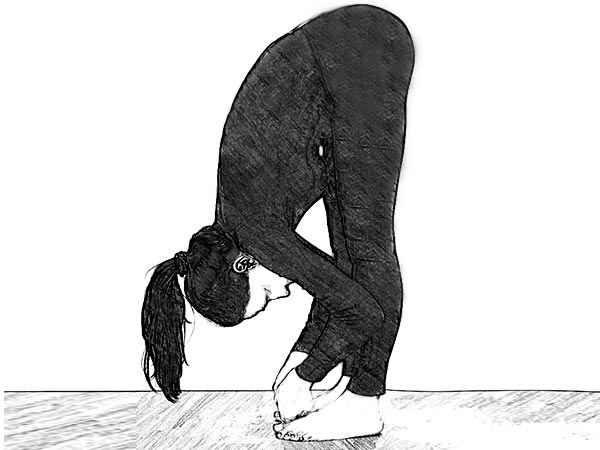 1. ఫ్లాట్ టమ్మీ కోసం పాదహస్తాసన 