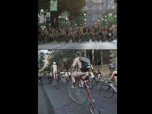 నేకెడ్ బైక్ రైడింగ్