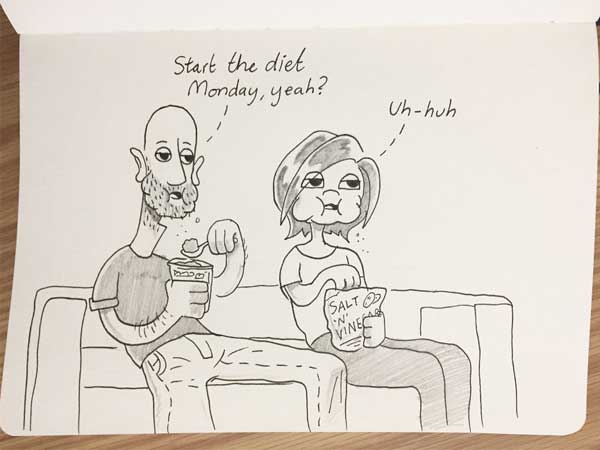 పథ్యపు ఆహారం ఎప్పుడూ వర్క్ అవదు