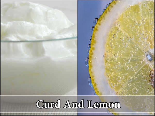 పెరుగు, నిమ్మరసం