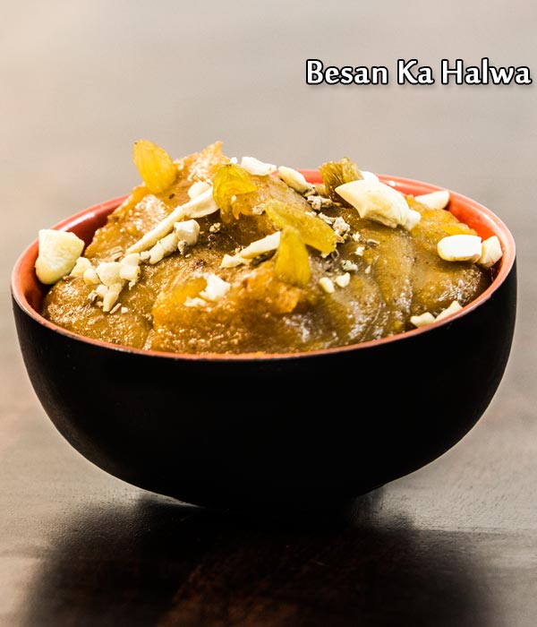 Besan ka halwa