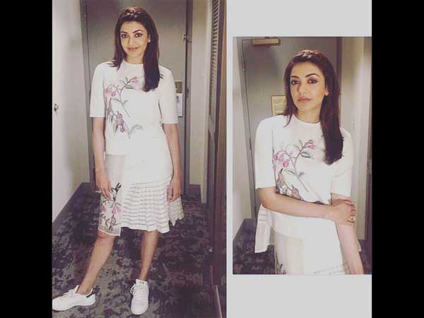 kajal aggarwal during shoot kajal aggarwal during shoot