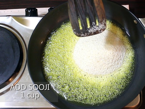 sooji halwa recipe
