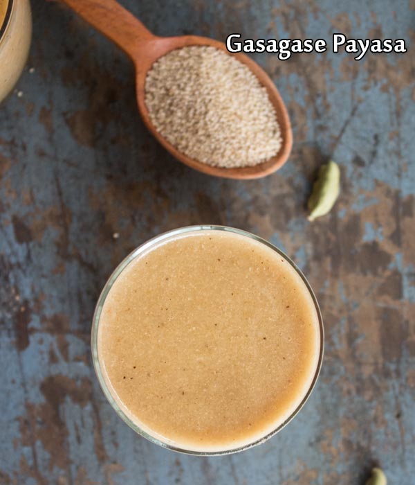 gasagase payasa recipe