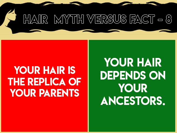 మీ జుట్టు మీ తల్లిదండ్రుల ప్రతిరూపం:
