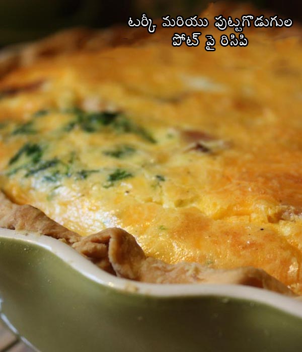 Turkey and mushroom potpie recipe