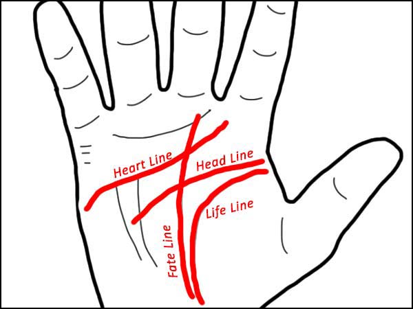 The Head Line in Palm is also linked to our love life The Head Line in Palm is also linked to our love life