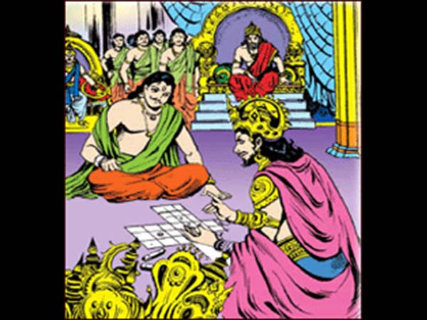 కర్ణుడు పట్టుకుని లాగుతాడు