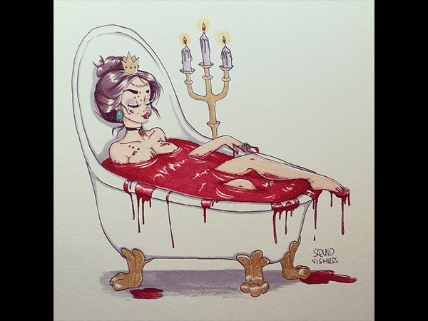 రక్తం పూసుకుంది