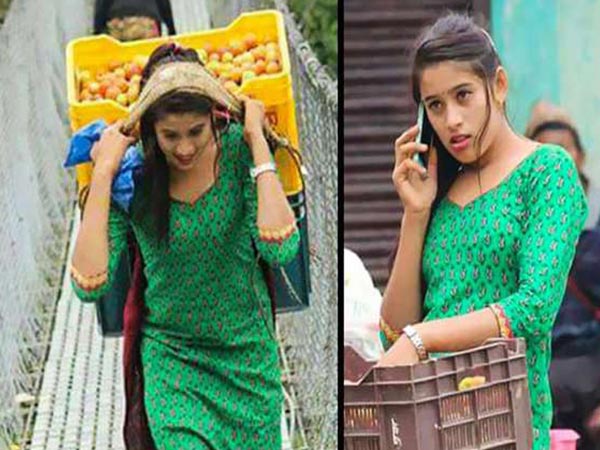 నేపాల్ లో కూరగాయాల అమ్మే అమ్మాయి