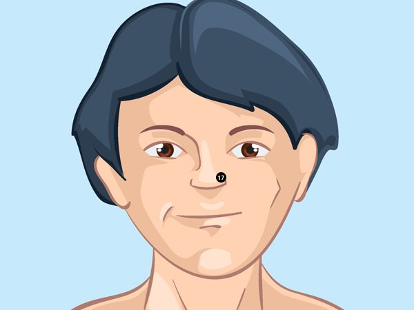 పుట్టుమచ్చ గనుక 17 వ స్థానంలో ఉంటే, అప్పుడు : పుట్టుమచ్చ గనుక 17 వ స్థానంలో ఉంటే, అప్పుడు :