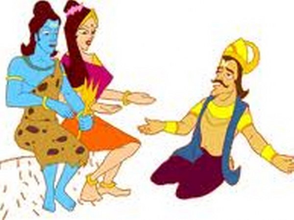 పార్వతీ పరమేశ్వరులు ప్రత్యక్షమయ్యారు