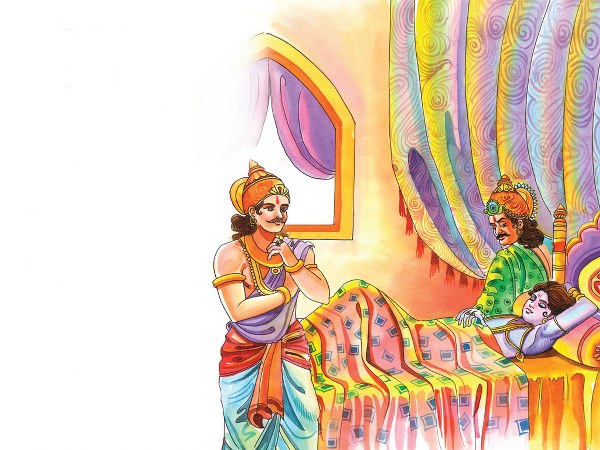 దుర్మార్గపు బుద్ధితో వచ్చిన సైంధవుడు