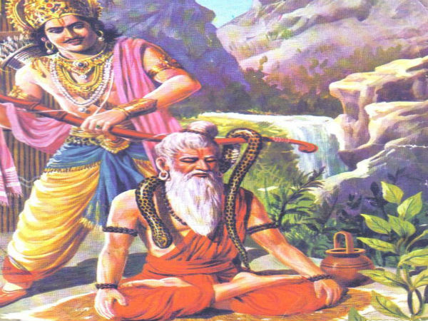 పరీక్షిత్తుడికి కోపం వస్తుంది