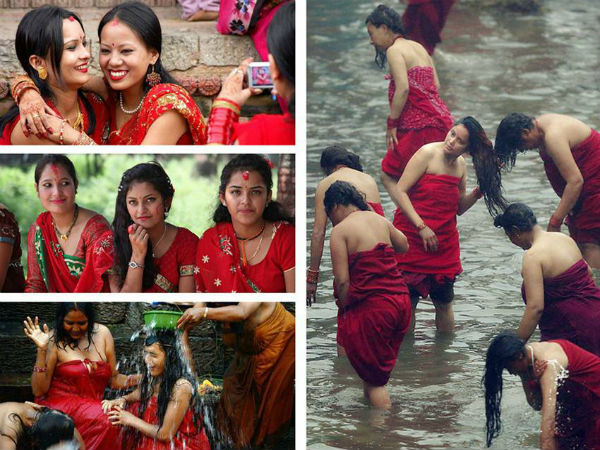 నగ్నంగా అబ్బాయి దగ్గరకు వెళ్తుంది