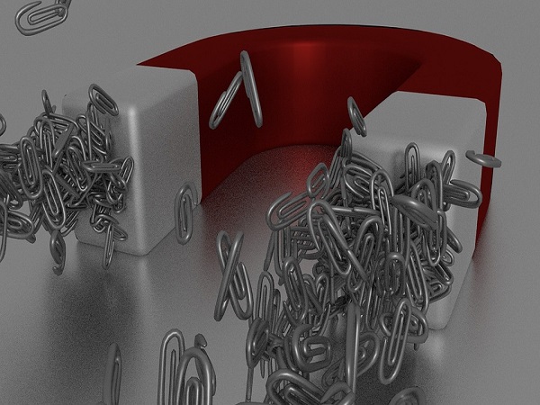 5) చెల్లాచెదురుగా ఉన్న లోహాలను..