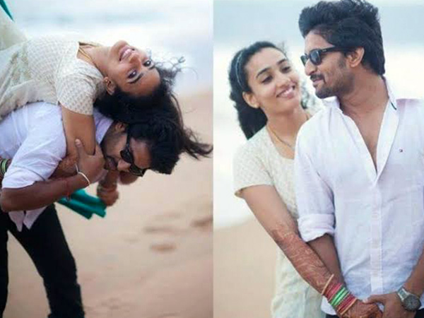 Actor Nani and his lovely wife