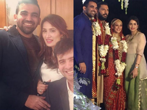 Cricketers who married Film actresses