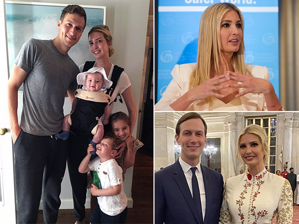 Ivanka Trump with her children