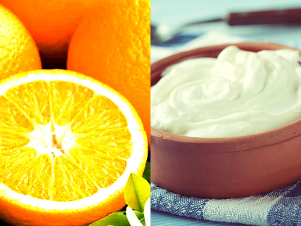 ఆరెంజ్ + పెరుగు